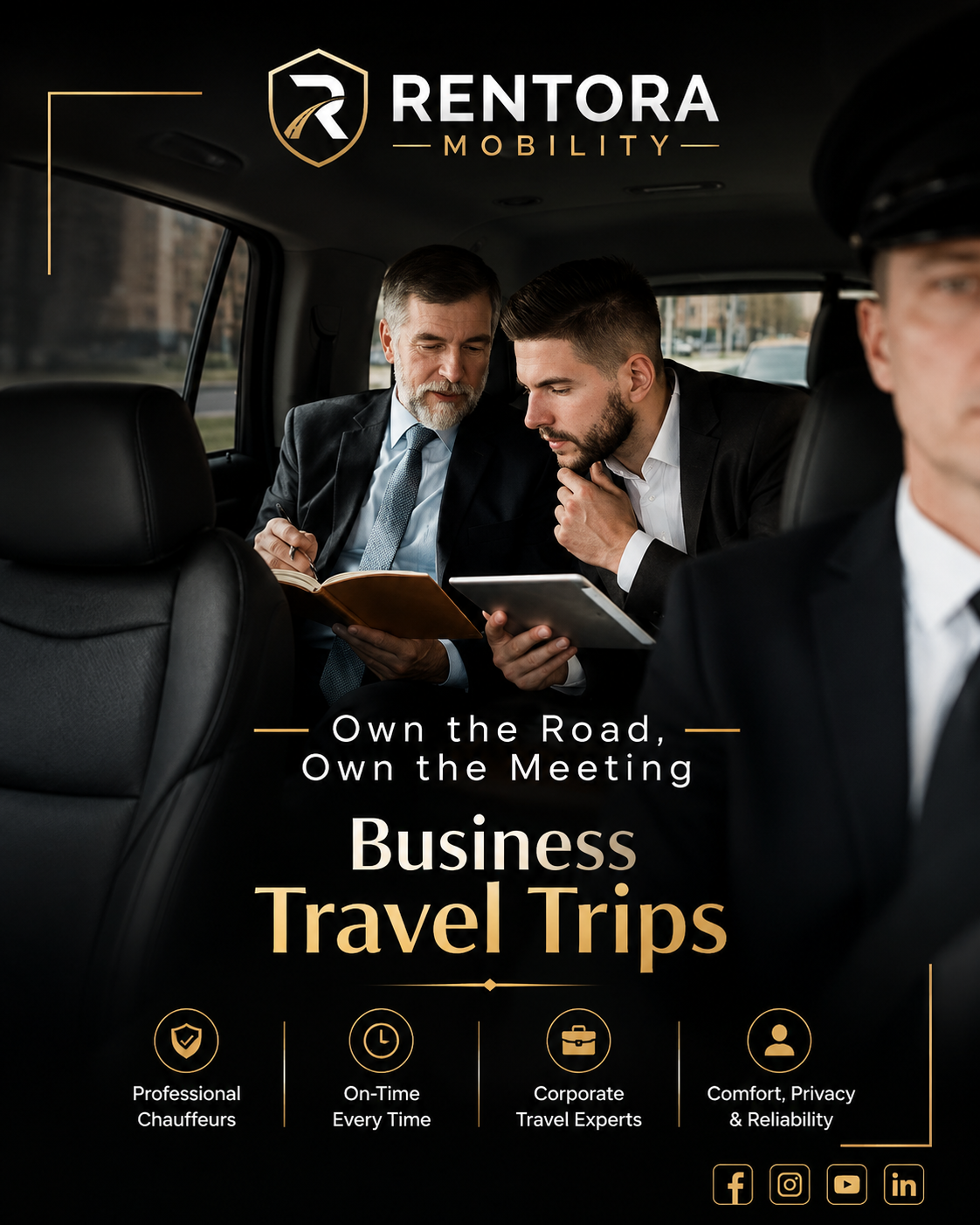 Professional chauffeur service